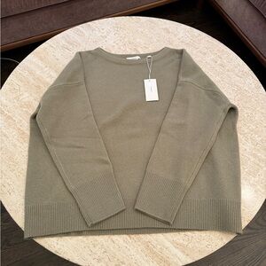 Vince Sage Green Crew Neck Sweater
